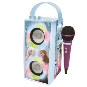 Boxa portabila cu microfon si efecte de lumini