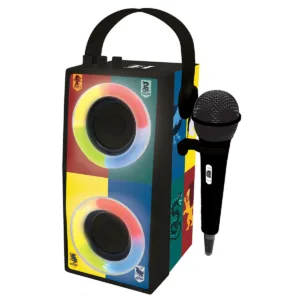Boxa portabila cu microfon si efecte de lumini