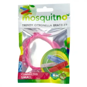 Bratara anti-tantari pentru copii Connected Small cu parfum de citronella MosquitNo 5 gr