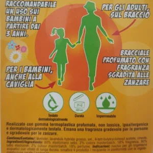 Bratara antitantari marime S copii albastru