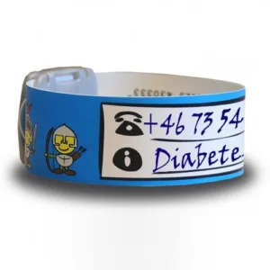 Bratara de identificare pentru copii infoband set 10 bratari de unica folosinta Pestisori