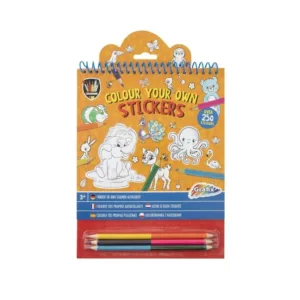 Brosura cu autocolante de colorat Grafix 150090