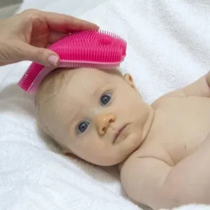 Burete moale din silicon pentru baie  Innobaby blue