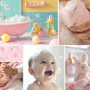 Burete pentru baie copii Babyono Roz