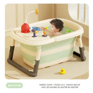 Cadita 3 in 1 pentru copii Little Mom Green