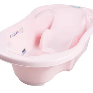 Cadita anatomica cu termometru Tega Baby Komfort roz pal