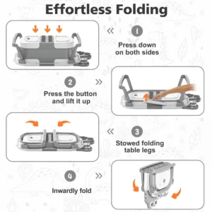 Cadita bebelusi ultrapliabila Little Mom Grey Crocodile