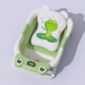 Cadita bebelusi ultrapliabila Little Mom Grey Frog