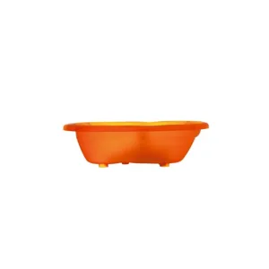 Cadita cu covoras antiderapant Top Translucent orange Rotho babydesign