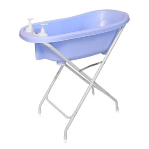 Cadita cu suport Lorelli 88 cm albastra