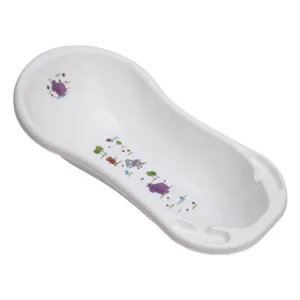 Cadita de baie 100 cm Lorelli Hippo White