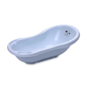 Cadita de baie cu scurgere Lorelli Disney 84 cm Mickey Love Light Blue