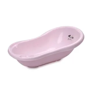Cadita de baie cu scurgere Lorelli Disney 84 cm Minnie Love Pink