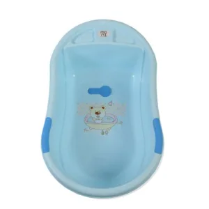 Cadita de baie cu suport Moni Lilly blue