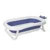 Cadita de baie pliabila cu scurgere Lorelli Royal 83 cm Blue