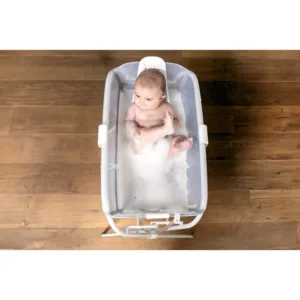 Cadita pentru bebelusi Jane Oasis Tropical cu pliere ultra-compacta