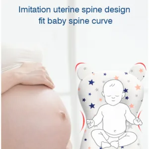 Cadita pentru bebelusi pliabila cu pernuta reductor Little Mom King Blue