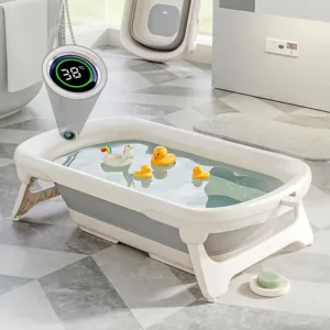 Cadita pentru copii Little Mom Grey