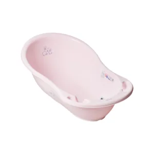 Cadita plastic copii 102 cm Little Bunnies Roz