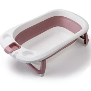 Cadita pliabila Little Mom Lemon Bathtub Pink