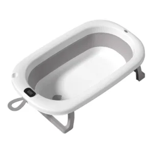 Cadita pliabila pentru bebelusi Bebe Royal Gri 76 cm