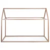 Cadru pat casuta Childhome 90x200 cm lemn natural