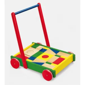Cadru pentru mers multifunctional Viga cu cuburi