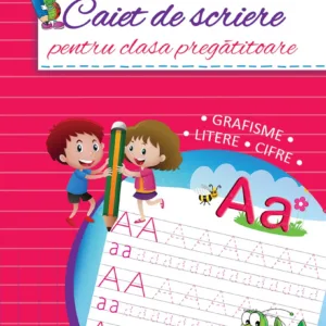 Caiet de scriere pentru clasa pregatitoare - grafisme