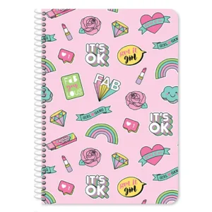 Caiet dictando cu spirala Must Shiny Dreams