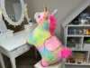 Calut gonflabil de sarit pentru copii Rainbow Unicorn