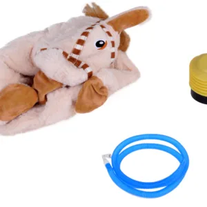 Calut gonflabil de sarit pentru copii brown