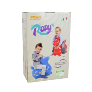 Calut saltaret pentru copii Rody albastru