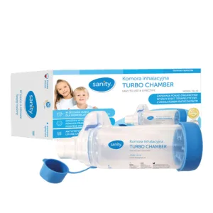 Camera de inhalare Sanity Turbo Chamber cu masca fara latex si BPA pentru bebelusi si masca copii