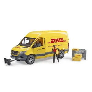 Camion Bruder Mercedes Benz Sprinter DHL cu sofer si colete