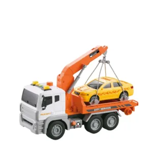 Camion City Service cu macara si masina 1:12