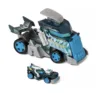 Camion cu lansator si masinuta T-Racers Mix N Race Ice