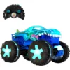 Camion cu telecomanda Hot Wheels Monster Trucks Power Smashers Mega Rex Alive 1:15