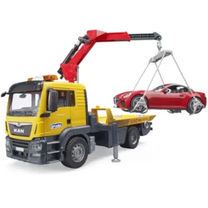 Camion de interventii si masinuta Roadster Bruder MAN TGS