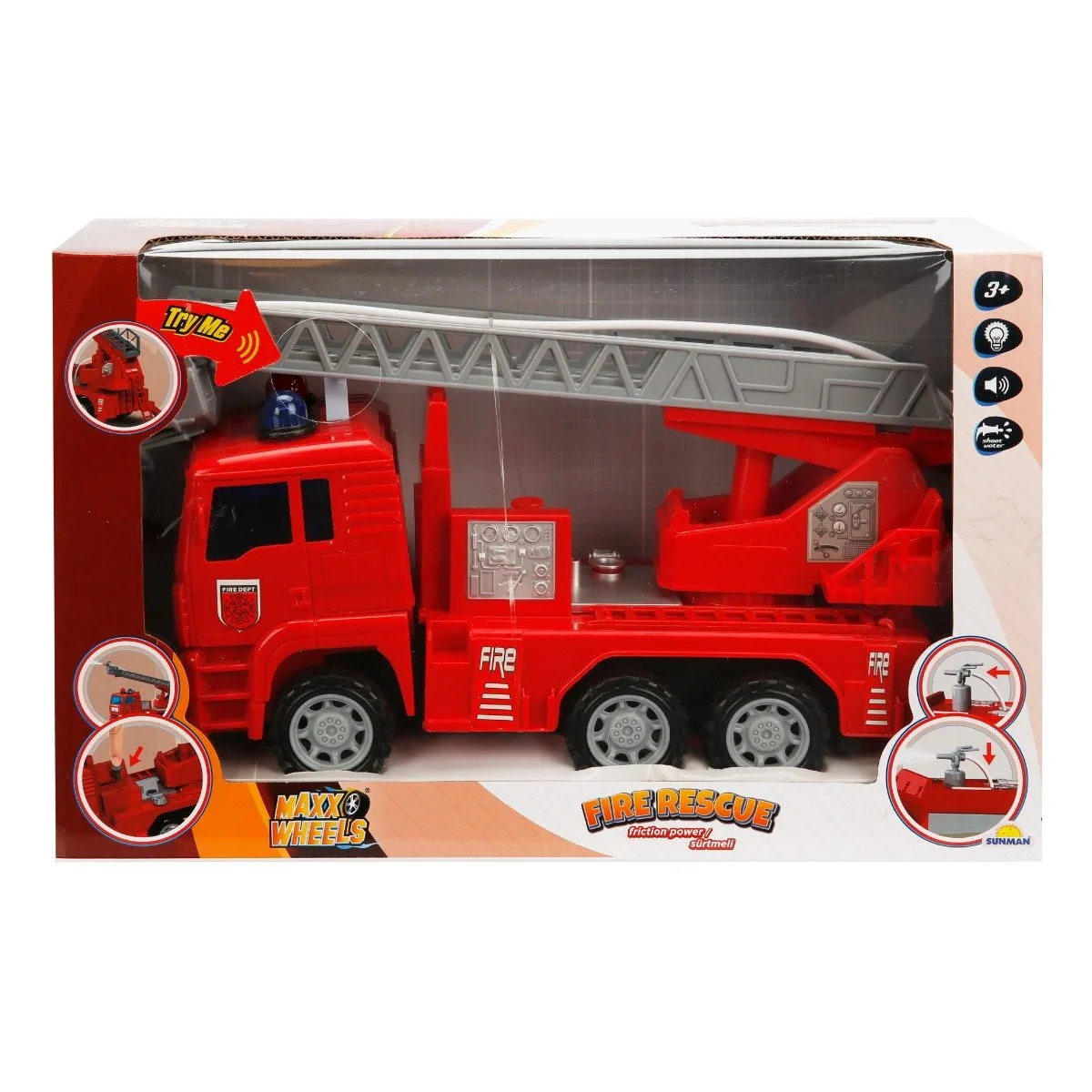 Camion de pompieri cu scara