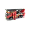 Camion de pompieri metalic Majorette Volvo cu lumini si sunete 19 cm