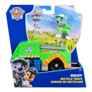 Camion de reciclare cu figurina