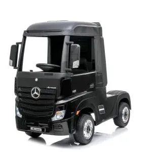 Camion electric Mercedes ACTROS 4x4 180W 12V PREMIUM  Negru