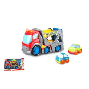 Camion transportator cu 2 masinute