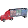 Camion transportator cu 6 masinute Metal Hauler 38 cm
