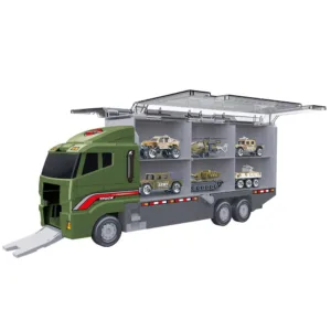 Camion transportator cu 6 vehicule militare City Service