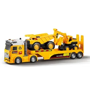 Camion transportator cu vehicule de constructii Ocie