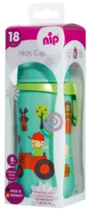 Cana Kids Cup Boy PP 330 ml antipicurare cu clip de prindere 18+ luni