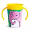 Cana Miracle 360 Munchkin cu manere WildLove 177ml 6L+ elephant