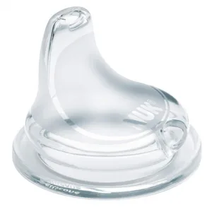 Cana Nuk Active 300 ml cu adaptor silicon de la 12 luni roz