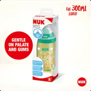 Cana Nuk Flexi 300 ml cu pai moale de la 12 luni Verdegalben